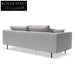 Arlette 4 Seater Fabric Sofa - Passive Grey Sofas