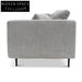 Arlette 4 Seater Fabric Sofa - Passive Grey Sofas