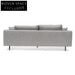 Arlette 4 Seater Fabric Sofa - Passive Grey Sofas