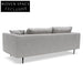 Arlette 4 Seater Fabric Sofa - Passive Grey Sofas
