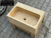 Arséne Travertine Marble Bathroom Sink - Trendy Wash Basin
