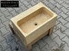 Arséne Travertine Marble Bathroom Sink - Trendy Wash Basin