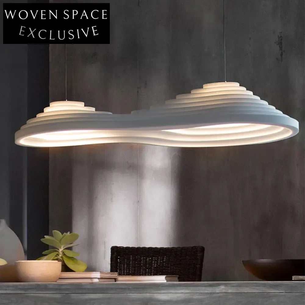 Artful Fish Shaped Resin LED Hanging Decorative Pendant Light for Modern Spaces