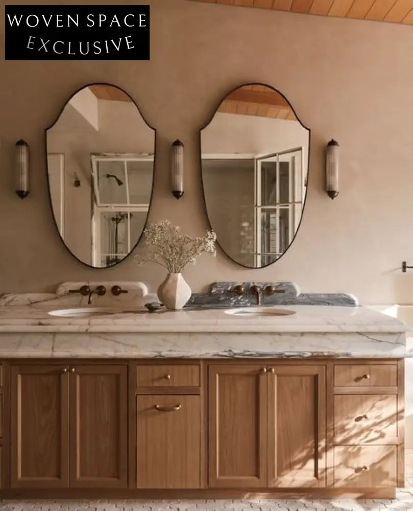 Arthur Custom Timber Basin Cabinet Marble counter