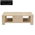 Artiss Coffee Table 1 Drawer Oak Maxi Coffee Tables
