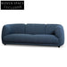 Asa 3 Seater Fabric Sofa - Dark Blue