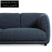 Asa 3 Seater Fabric Sofa - Dark Blue Sofas