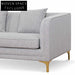 Ash Grey Boucle 3 Seater Sofa Sofas