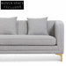 Ash Grey Boucle 3 Seater Sofa Sofas