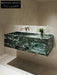 Aspen Amazon Green Wall-Mounted Marble Basin