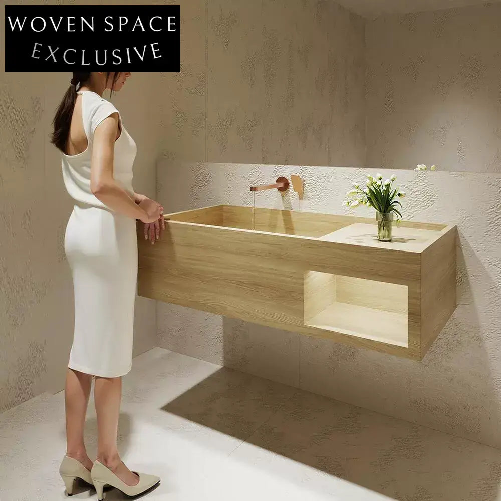 Aspen Amazon Green Wall-Mounted Marble Basin