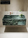 Aspen Amazon Green Wall-Mounted Marble Basin
