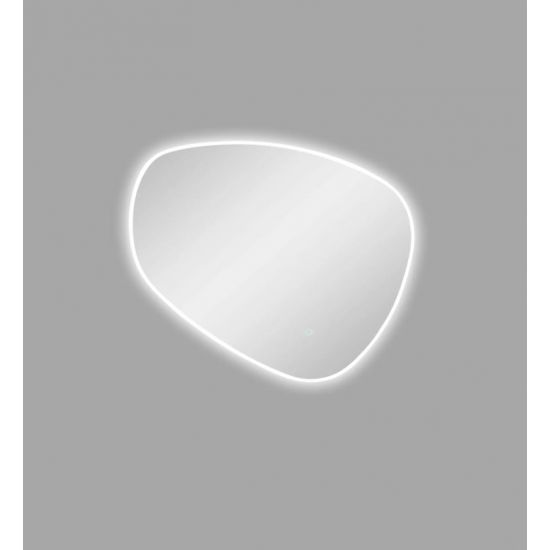 800*675mm 3 Color Lighting Asymmetrical Acrylic LED Mirror Touch Sensor Switch