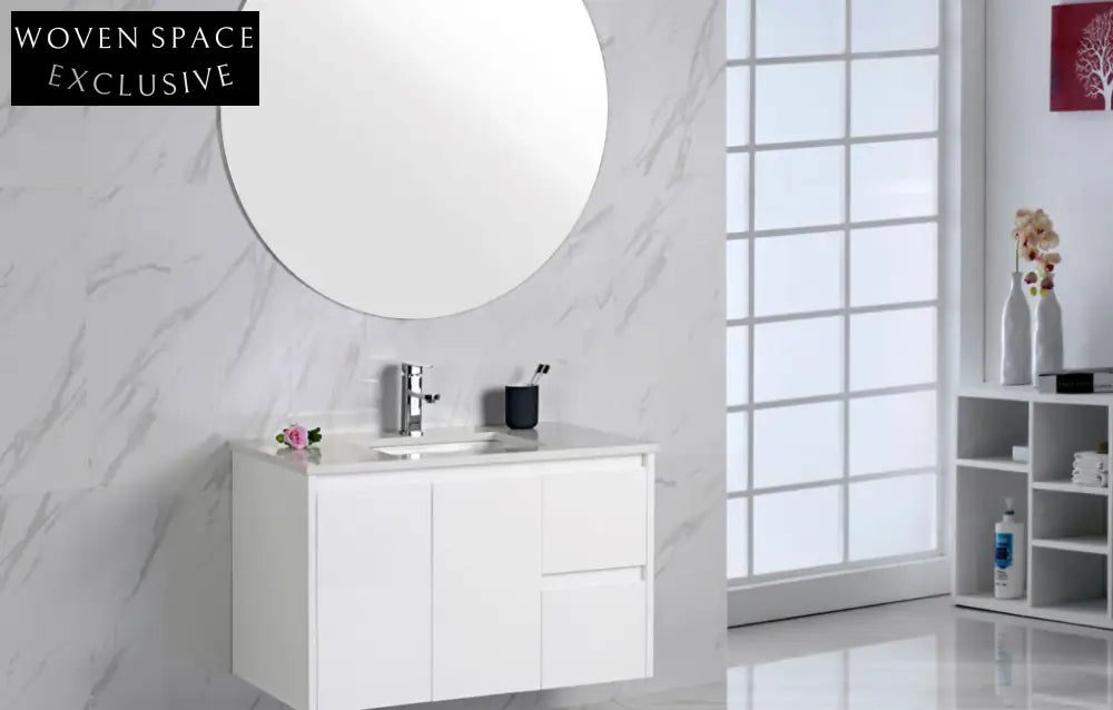 Aulic Alice Wall Hung Finger Pull Vanity