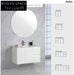 Aulic Alice Wall Hung Finger Pull Vanity Vanities