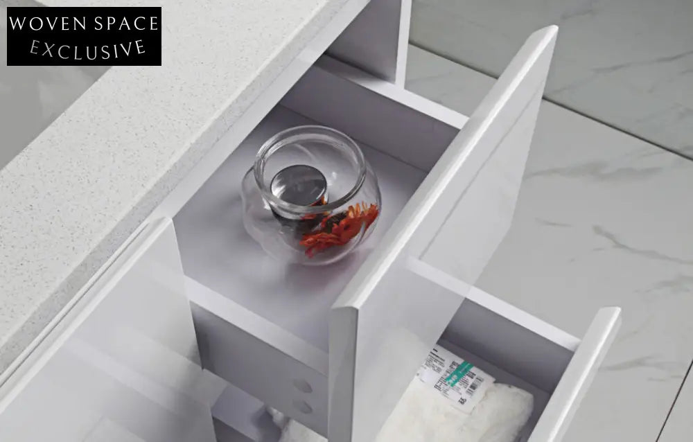 Aulic Alice Wall Hung Finger Pull Vanity Vanities