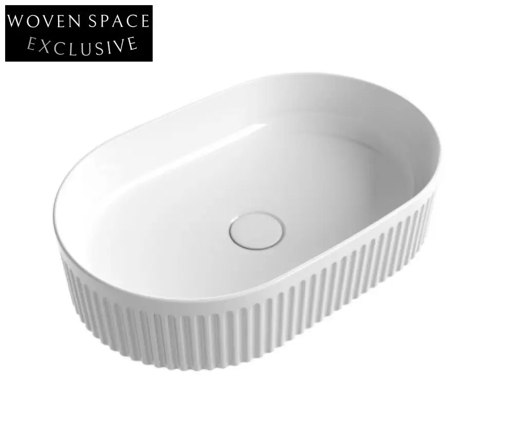 Aulic Cadel White Pill Above Counter Basins