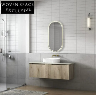 Aulic Cadel White Pill Above Counter Basins