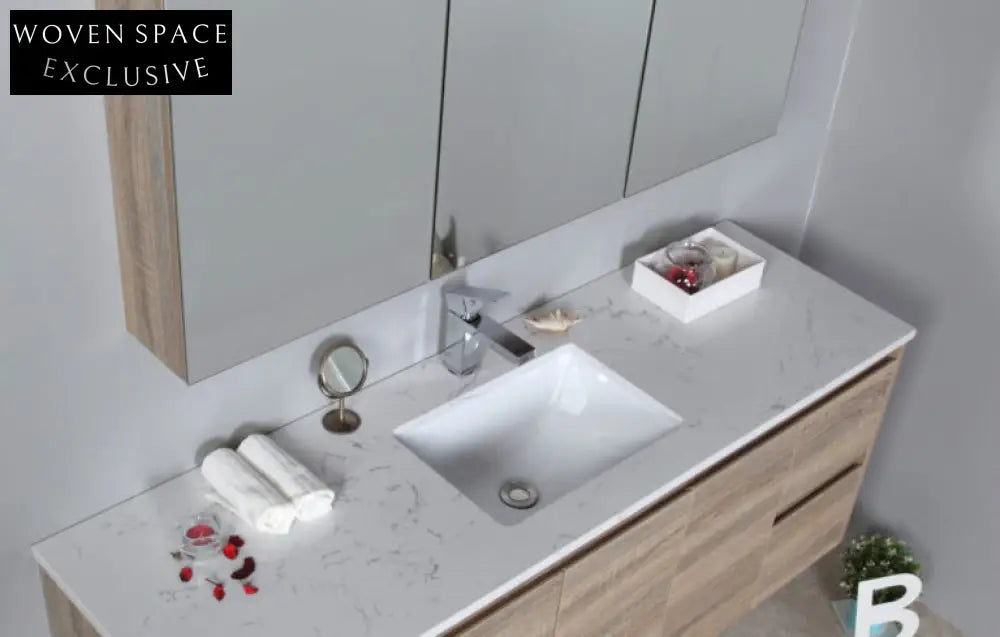 Aulic Grace Wall Hung Finger Pull Vanity Vanities