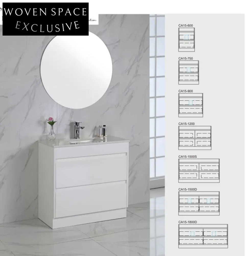 Aulic Leona Finger Pull Vanity Vanities