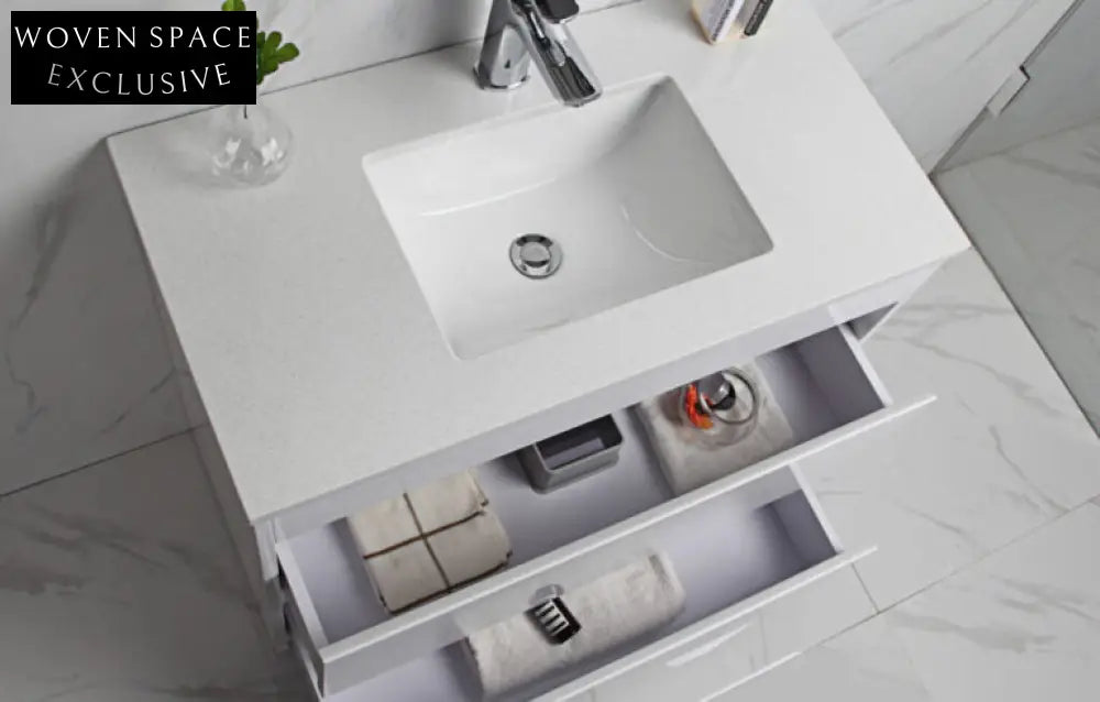 Aulic Leona Finger Pull Vanity Vanities