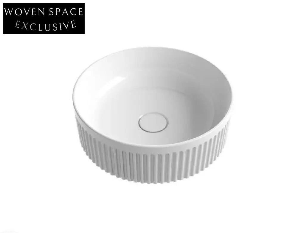 Aulic Lilac White Above Counter Basin Basins