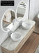 Aulic Lilac White Above Counter Basin Basins