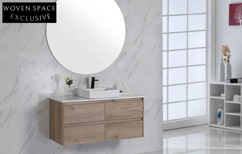 Aulic Max Wall Hung Finger Pull Vanity