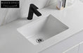 Aulic Pure White Stone Top With Undermount Basin Basins