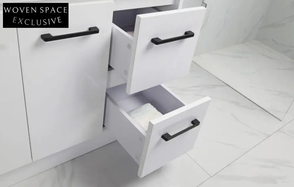 Aulic Rocky White Vanity Vanities