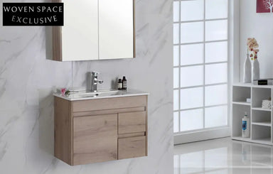 Aulic York Wall Hung Finger Pull Vanity Vanities