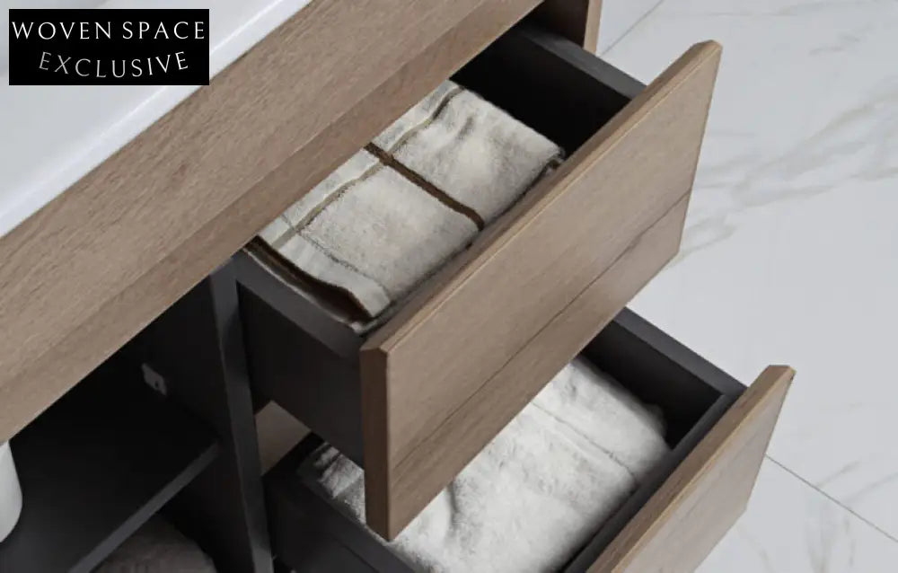 Aulic York Wall Hung Finger Pull Vanity Vanities