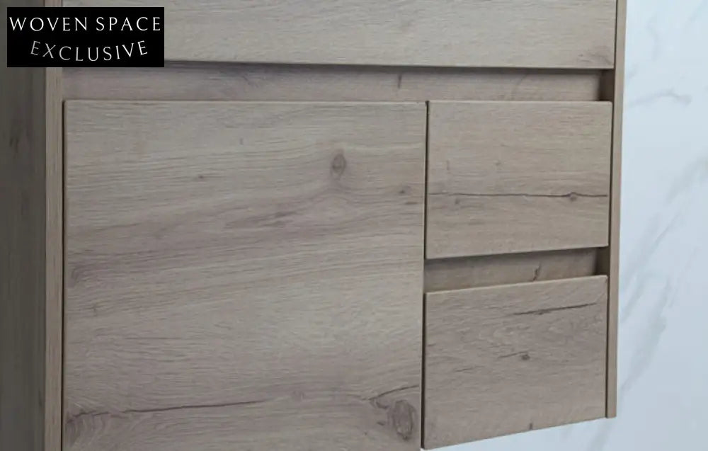 Aulic York Wall Hung Finger Pull Vanity Vanities