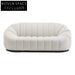 Avalon 2.5 Seater Sofa - Cream Chenille Stool