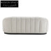 Avalon 2.5 Seater Sofa - Cream Chenille Stool