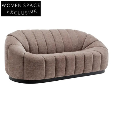 Avalon 2.5 Seater Sofa - Mink Chenille Stool