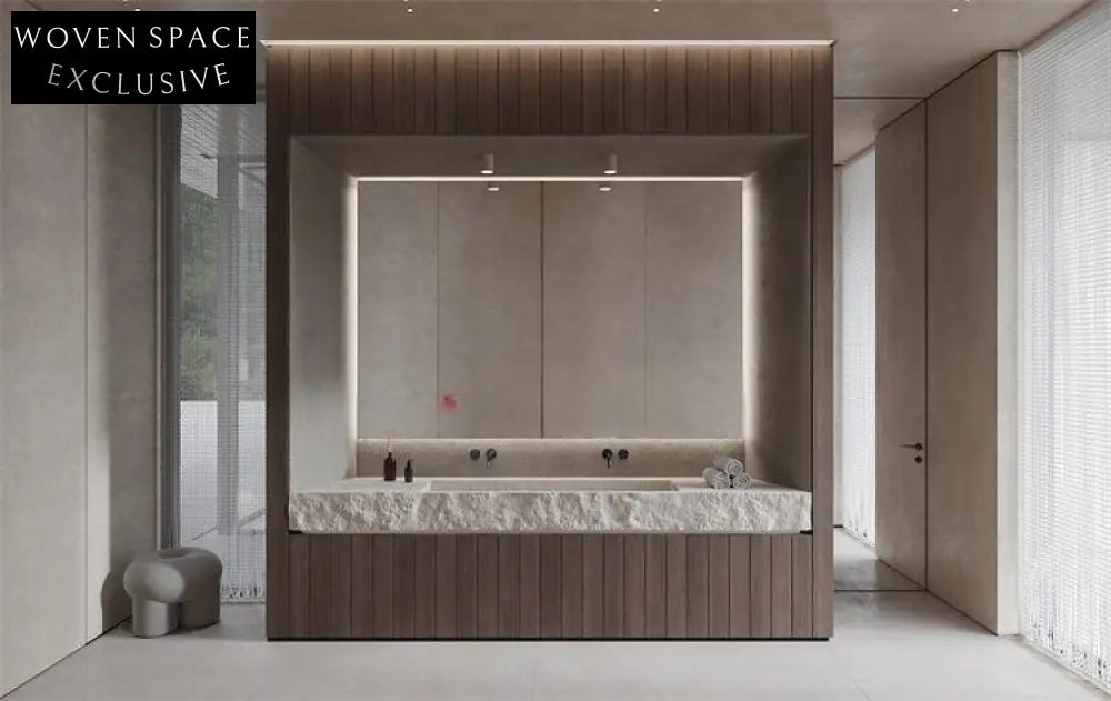 Ayesha Wabi-Sabi Stone Double Basin