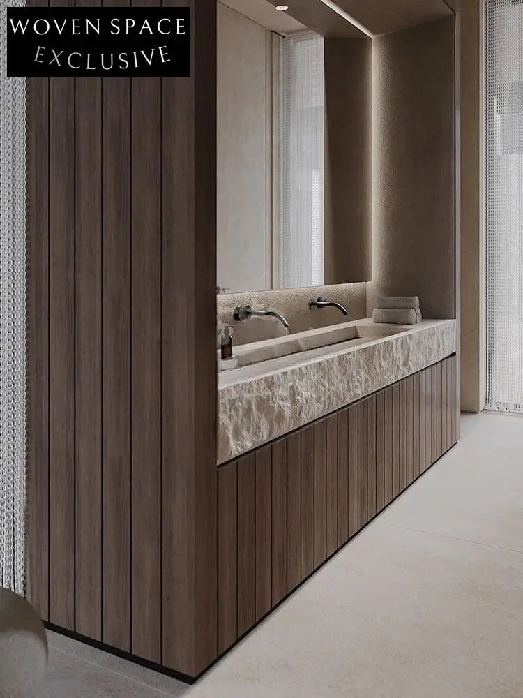 Ayesha Wabi-Sabi Stone Double Basin