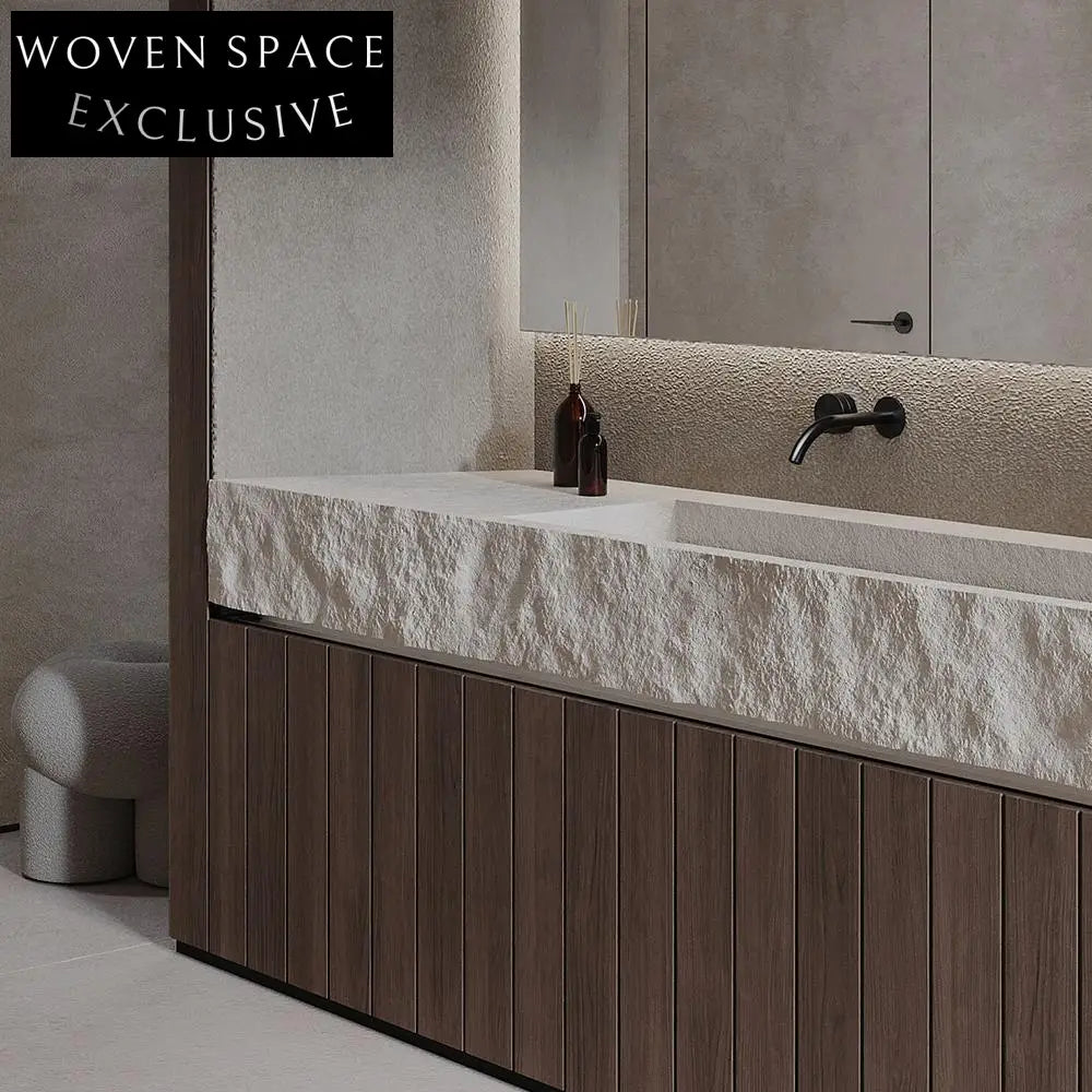 Ayesha Wabi-Sabi Stone Double Basin
