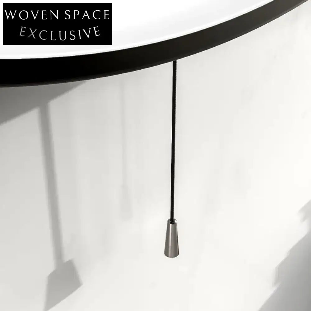 Battery Operated Black Framed Illuminated LED Bathroom Wall Mirror