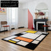 Bauhaus Geometric Custom Handmade Polyester Fiber Living Room Carpet