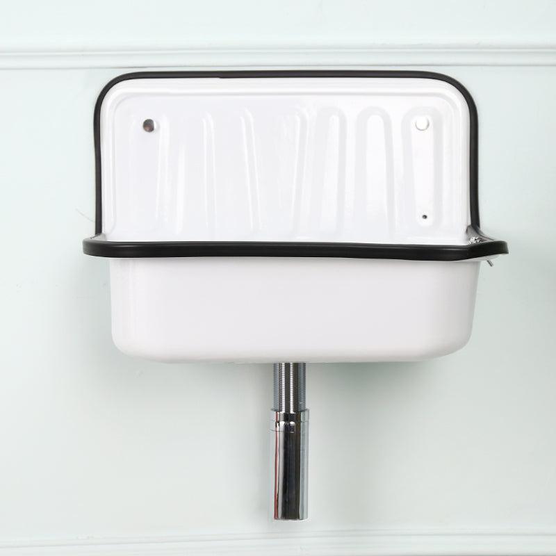 Talia Retro Red Copper Hanging Basin, Nostalgic Bathroom Sink