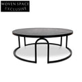 CCF6783-NI Oak Coffee Table - Full Black