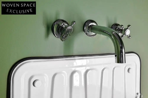Bérénice Head Retro Wall-Mounted Enamel Sink