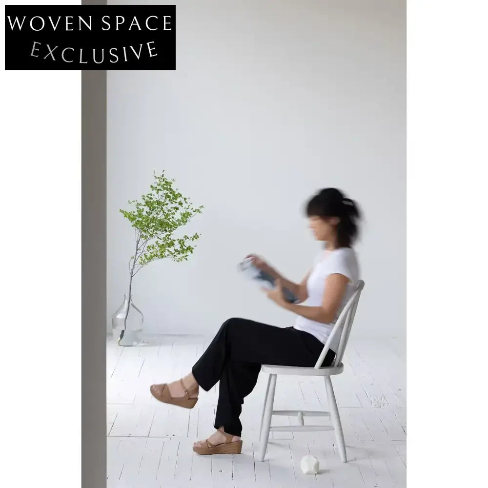 Elegant French Vintage Birch Wood Dining Chair for Modern Home Kitchen