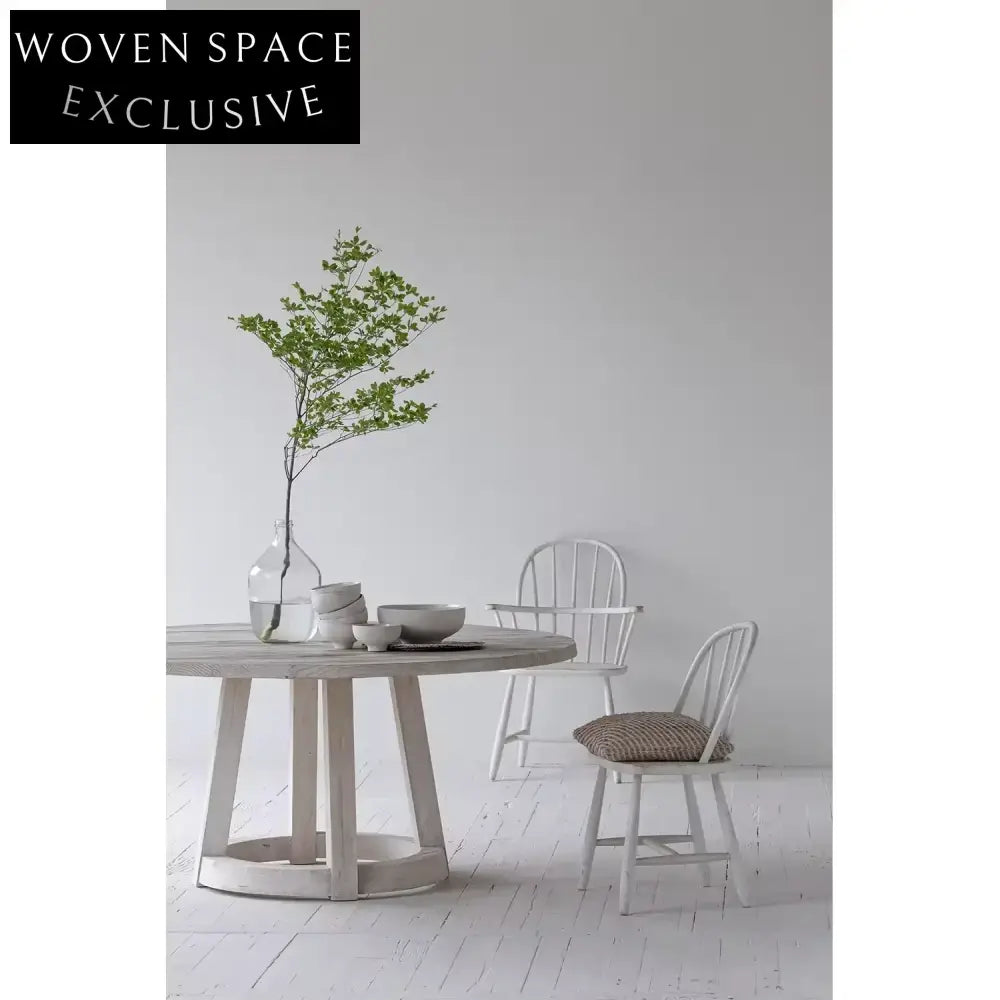 Elegant French Vintage Birch Wood Dining Chair for Modern Home Kitchen