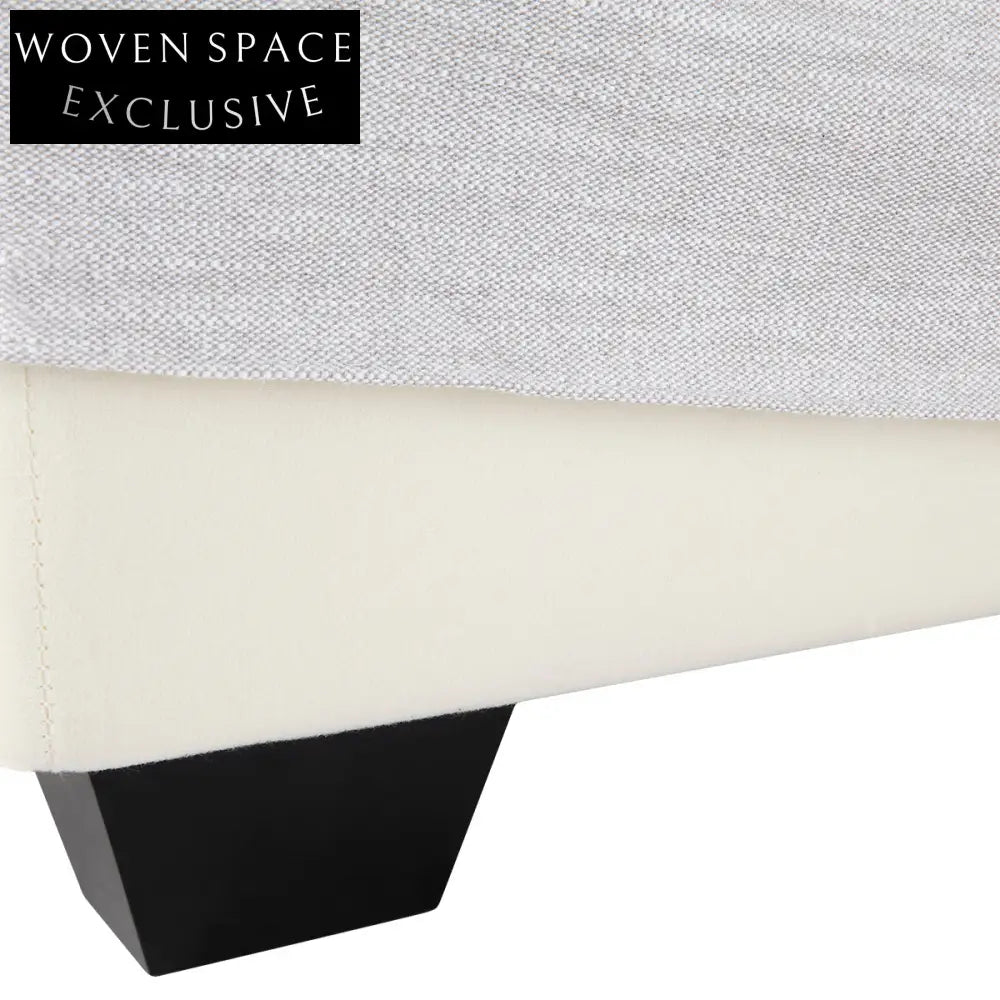 Birkshire 3 Seater Slip Cover Sofa - Grey Linen Sofa