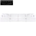 Birkshire Slip Cover Modular Sofa - White Linen Option 4