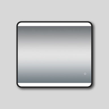 700x800mm Black Frame LED Bathroom Mirror