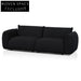 CLC8179-IG 3 Seater Sofa - Black Boucle
